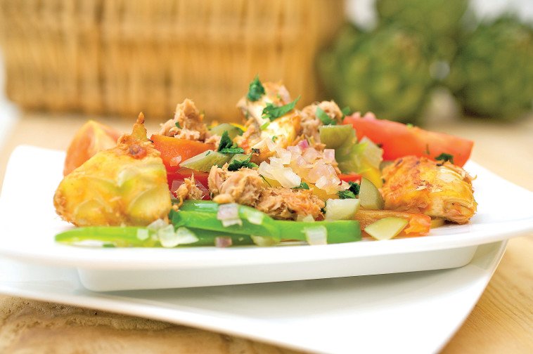 סלט טונה ופלפלים