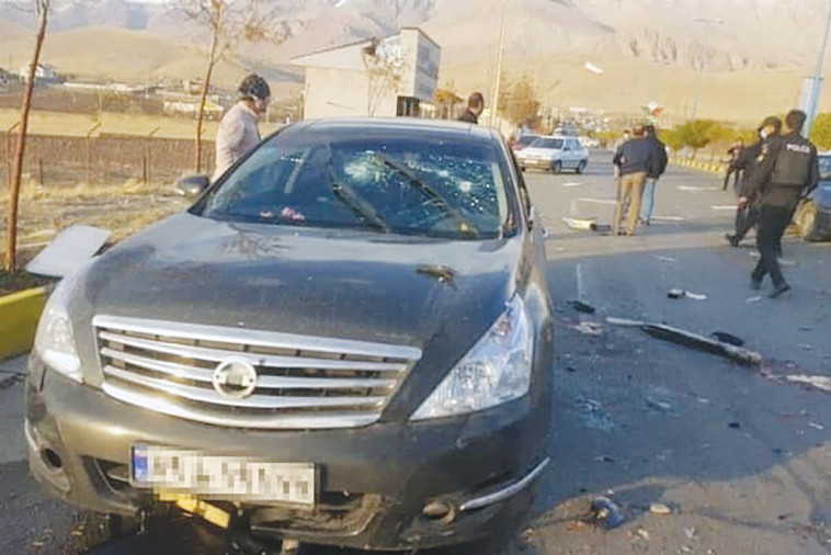 זירת חיסול המדען האיראני המיוחס לישראל