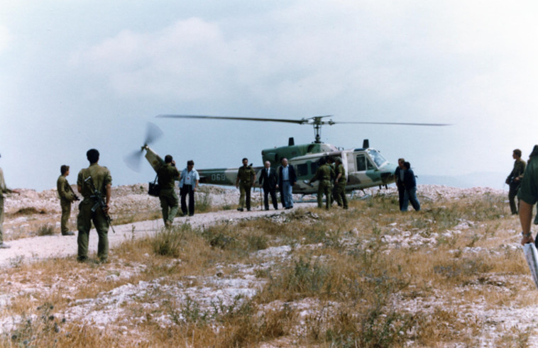 ביקור ראש הממשלה ושר הביטחון בבופור