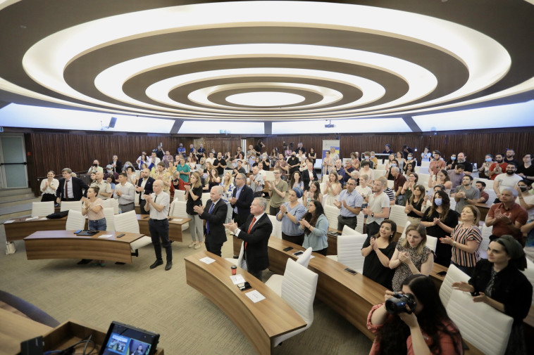 נאומו של זלנסקי באוני' העברית