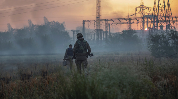 חיילים אוקראינים (צילום: רויטרס)