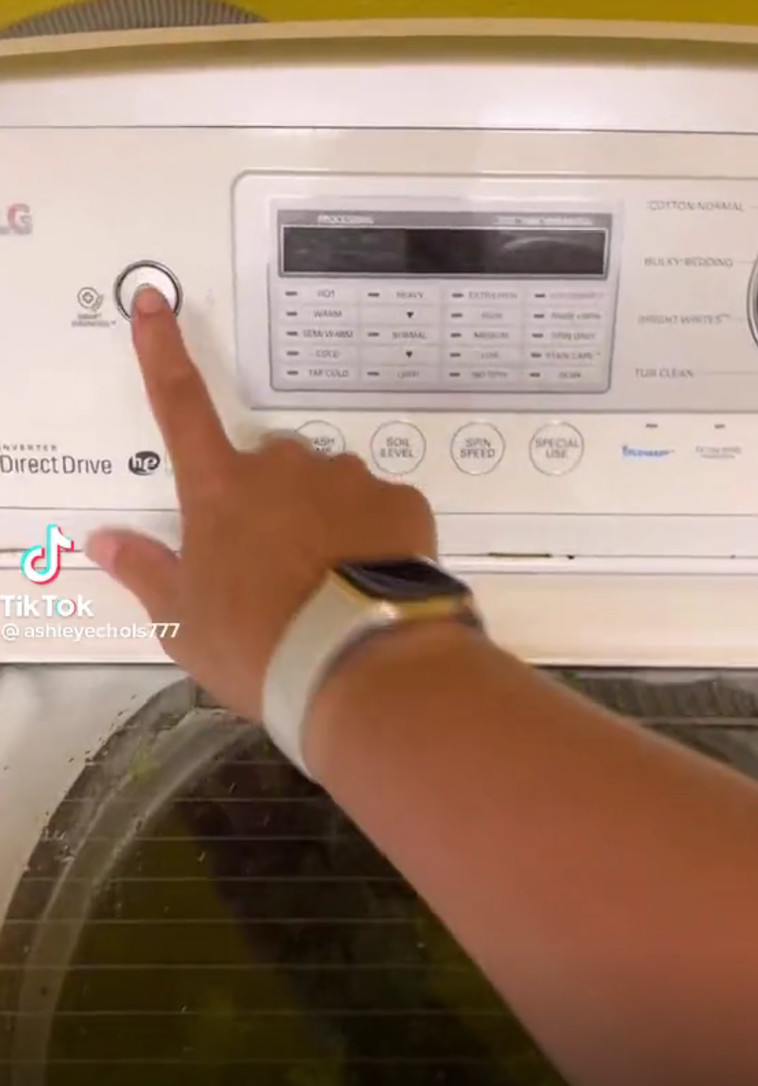 55 שניות במכונת הכביסה