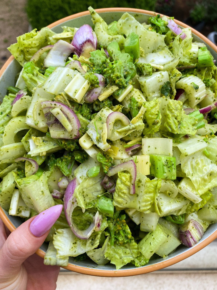 סלט קיסר ברוטב משגע