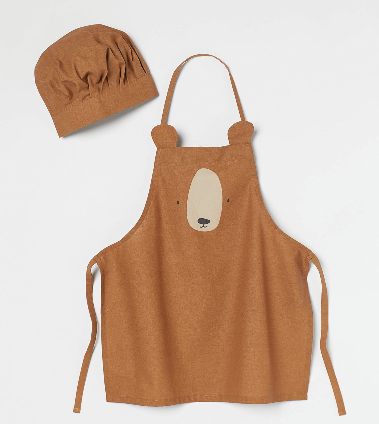 סט סינר וכובע לילדים