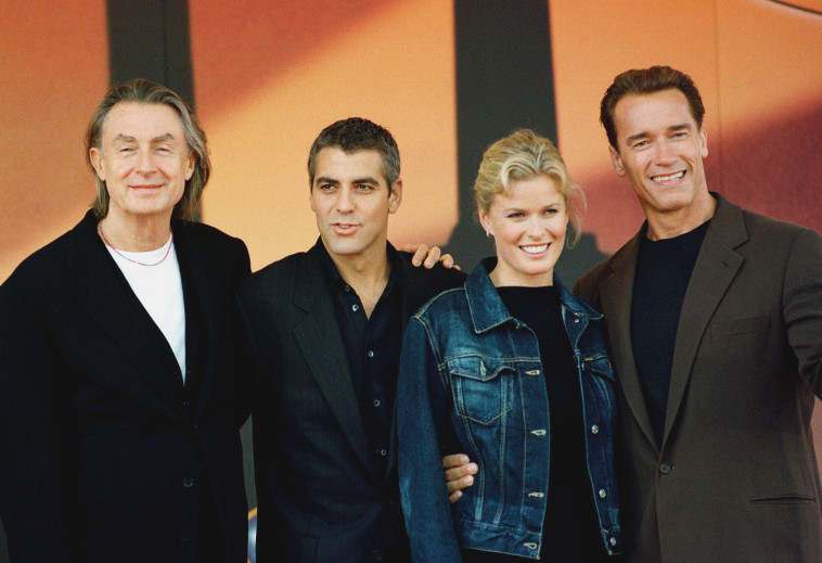 כוכבי הסרט ''באטמן ורובין'' בשנת 1997