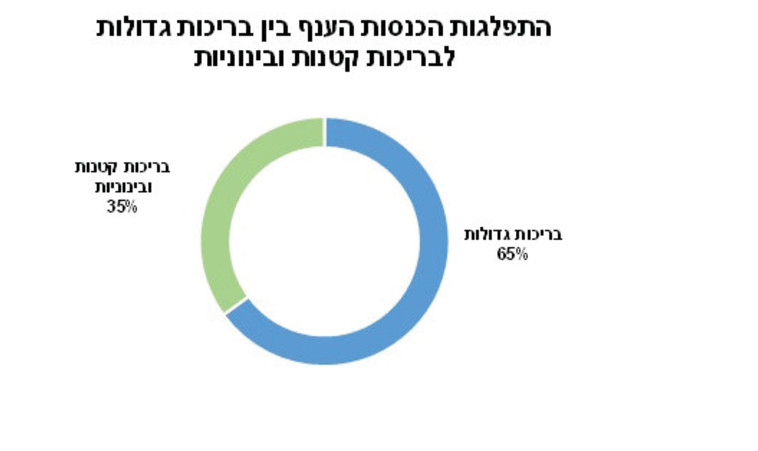התפלגות לפי גודל בריכה