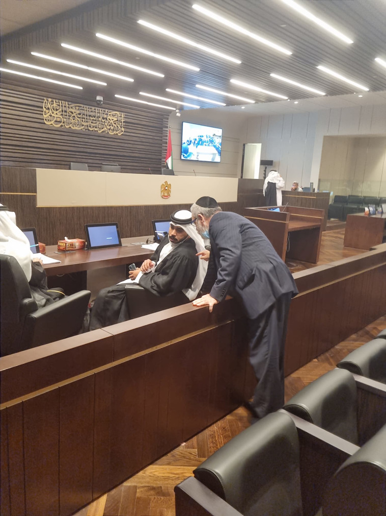 עו''ד מרדכי ציבין המייצג את הישראלית בדיון גזר הדין (צילום: ללא)