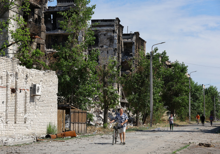 הרס בסוורודונצק, אוקראינה (צילום: REUTERS/Alexander Ermochenko )