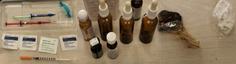 הסמים שנתפסו בבית הפרופסור במרכז הארץ