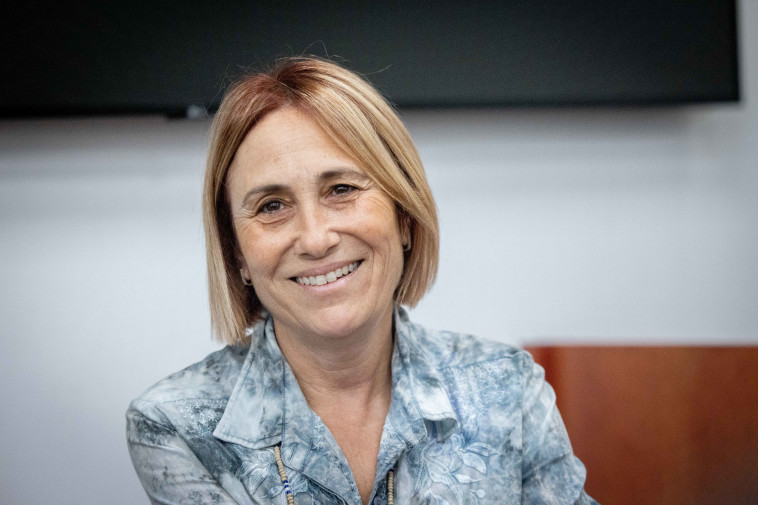 הדס קליין במהלך עדותה במשפט נתניהו