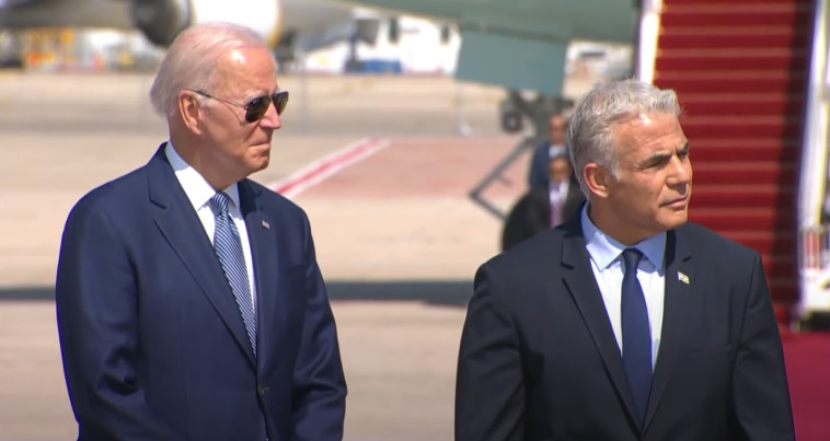 ג'ו ביידן וראש הממשלה יאיר לפיד