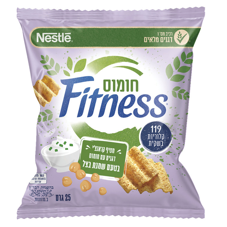 פיטנס בטעם חומוס שמנת בצל