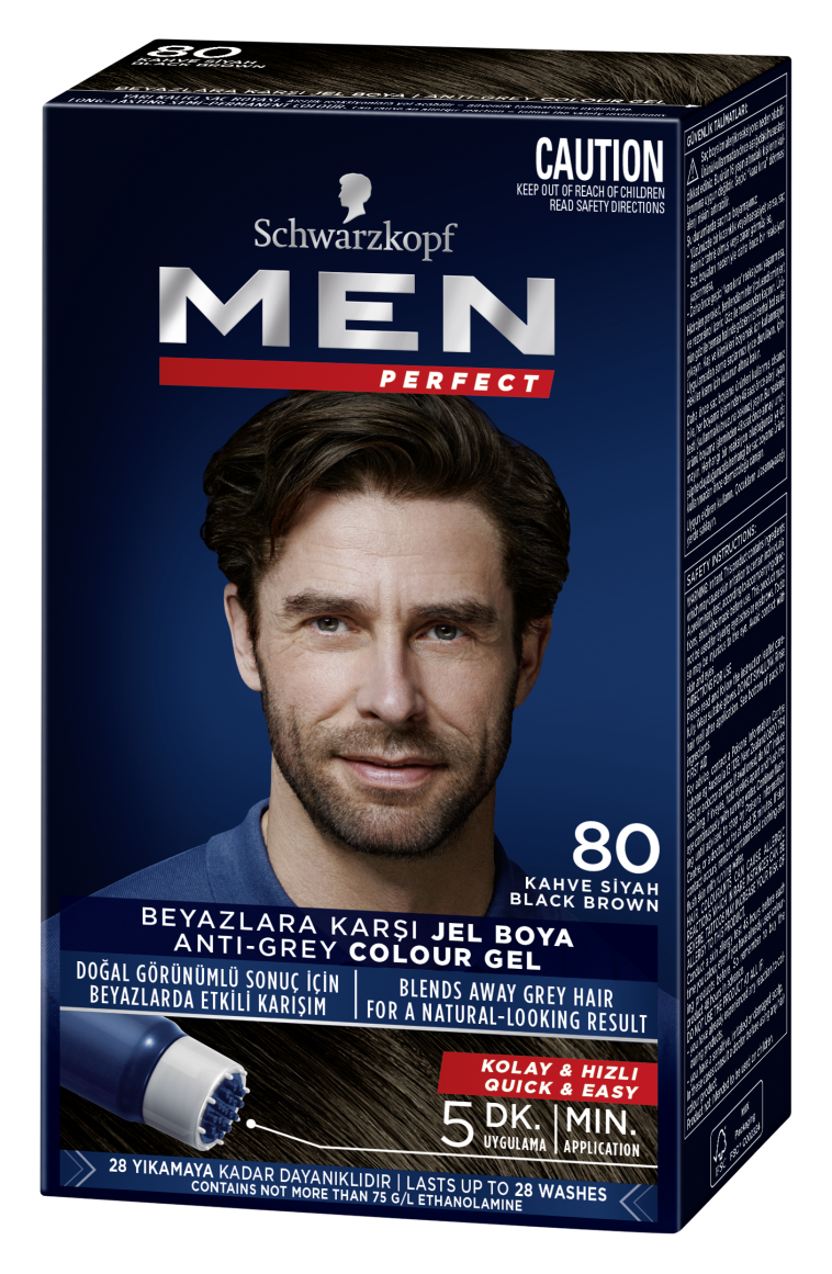 צבע לשיער לגבר MEN PERFECT, שוורצקופף