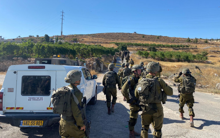 כוחות צה''ל בסמוך למעלה חלחול