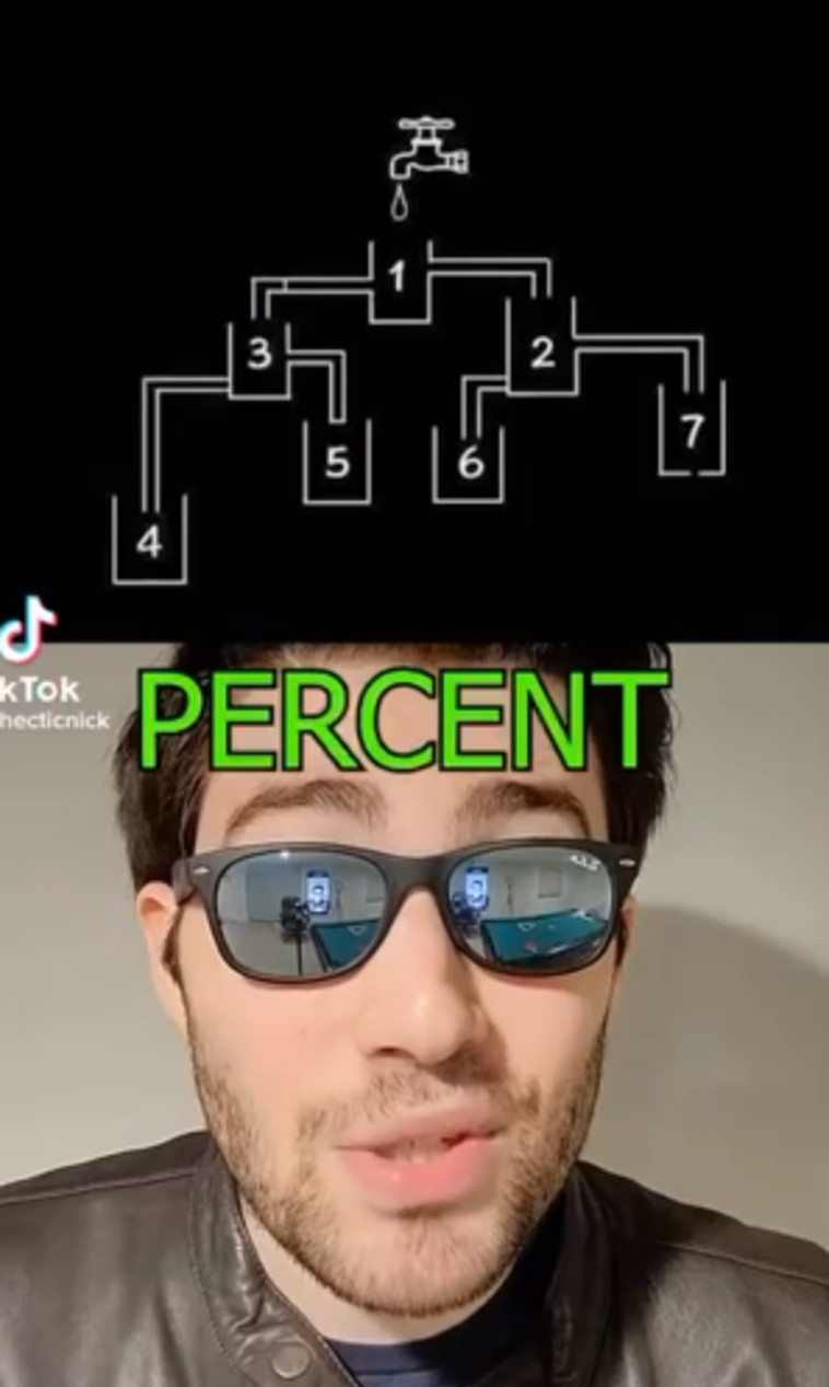 כוכב הרשת משתף לעתים קרובות אשליות אופטיות וחידות עם מיליוני העוקבים שלו