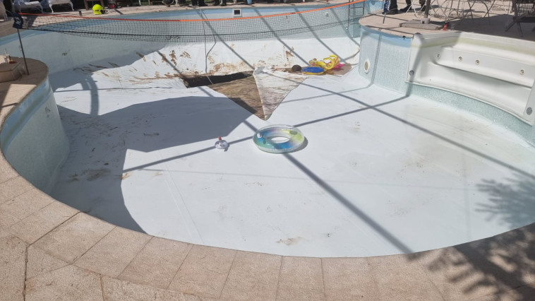 בולען נפער בבית פרטי בשפלה