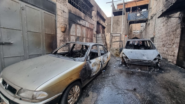 ההרס בשכם לאחר המבצע של ימ''מ