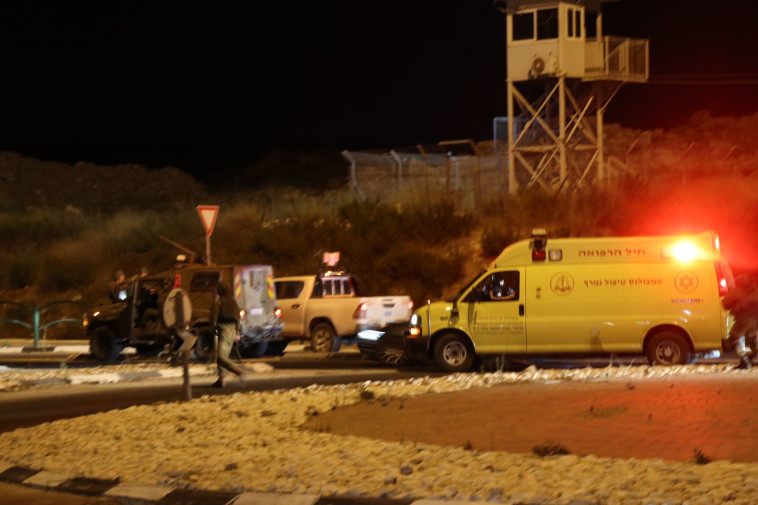 זירת ניסיון הפיגוע בצומת תפוח