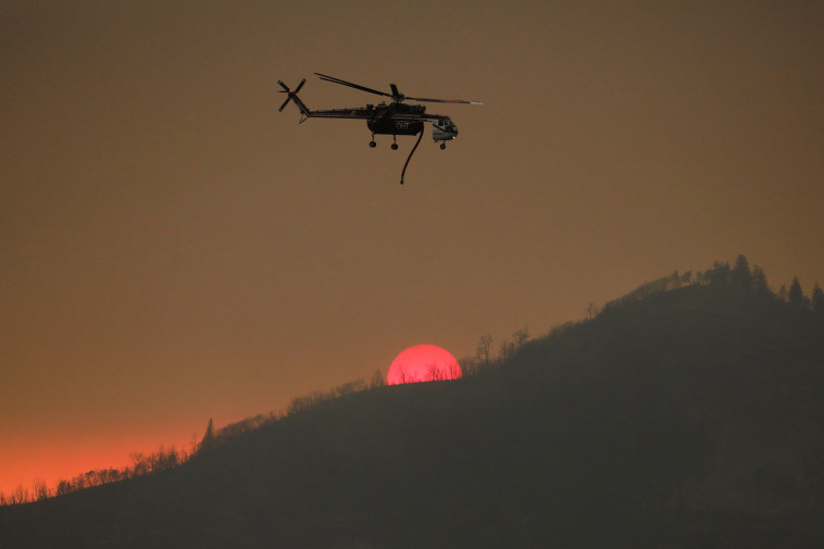 השריפות בקליפורניה (צילום: REUTERS/David Swanson)