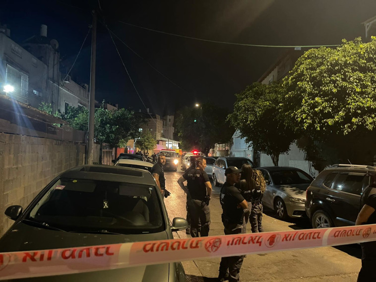 זירת הרצח בלוד 