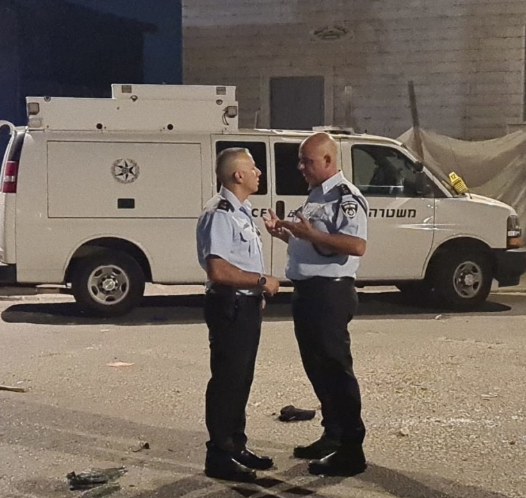 כוחות משטרה באירוע הקטטה וחשד לרצח ברהט