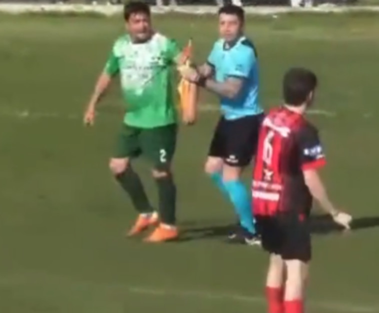 הוא נבלם ונעצר על ידי המשטרה, כריסטיאן טירונה