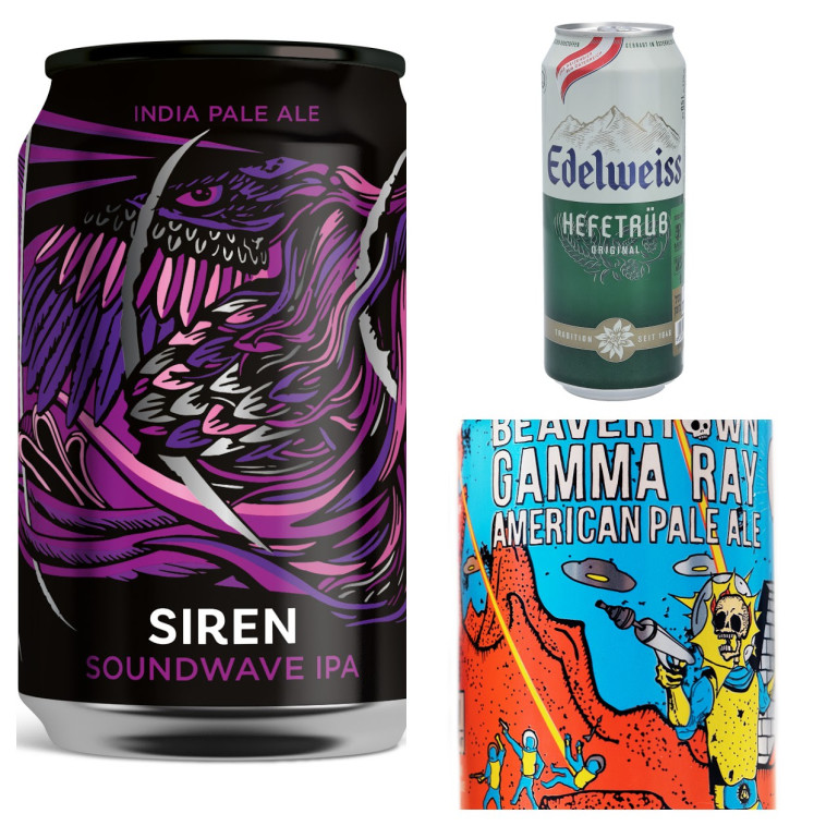 Edelweiss, Gamma Ray og SIREN øl (foto: Yehcat)
