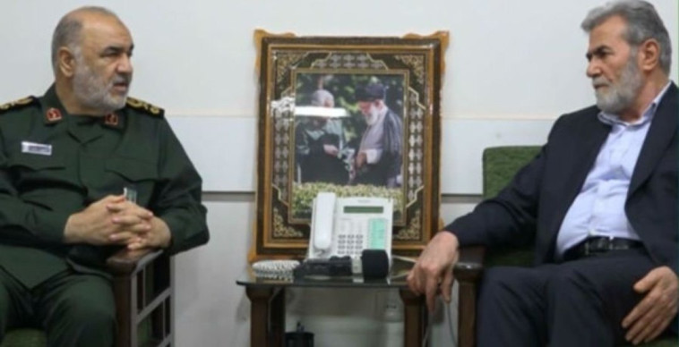 Islamic Jihad Secretary General Ziad Al Nakhla in Tehran (Photo: Arab Networks)