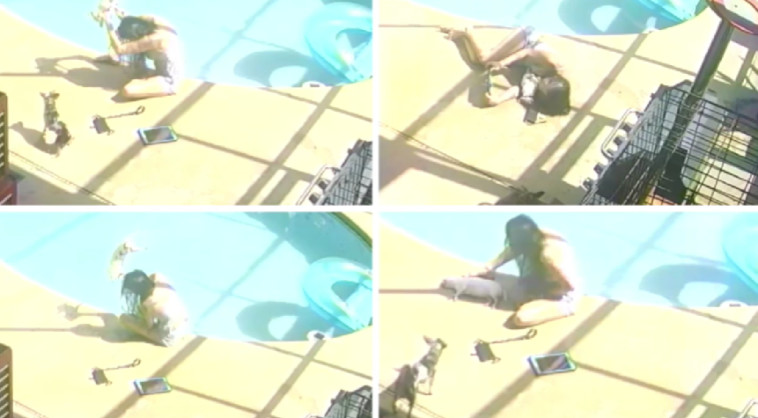 הטביעה את הכלב שלה בבריכה ולאחר מכן הטיחה את גופתו על הרצפה מספר פעמים