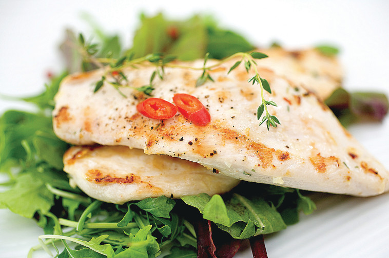 חזה עוף צלוי 