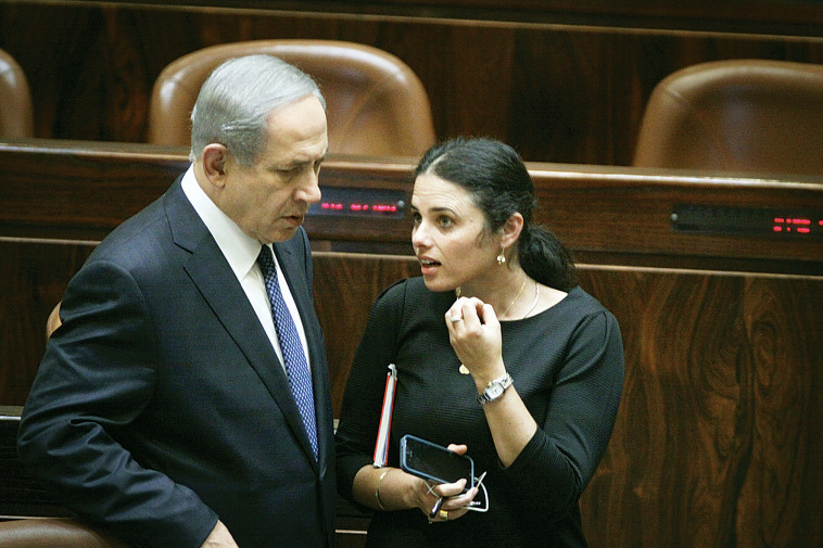 איילת שקד ובנימין נתניהו 