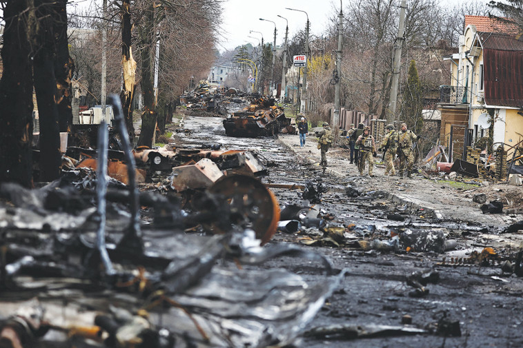 העיר בוצ'ה באוקראינה
