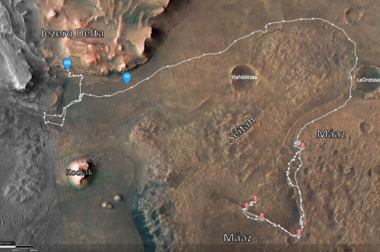 האבנים נאספו מארבע נקודות שונות