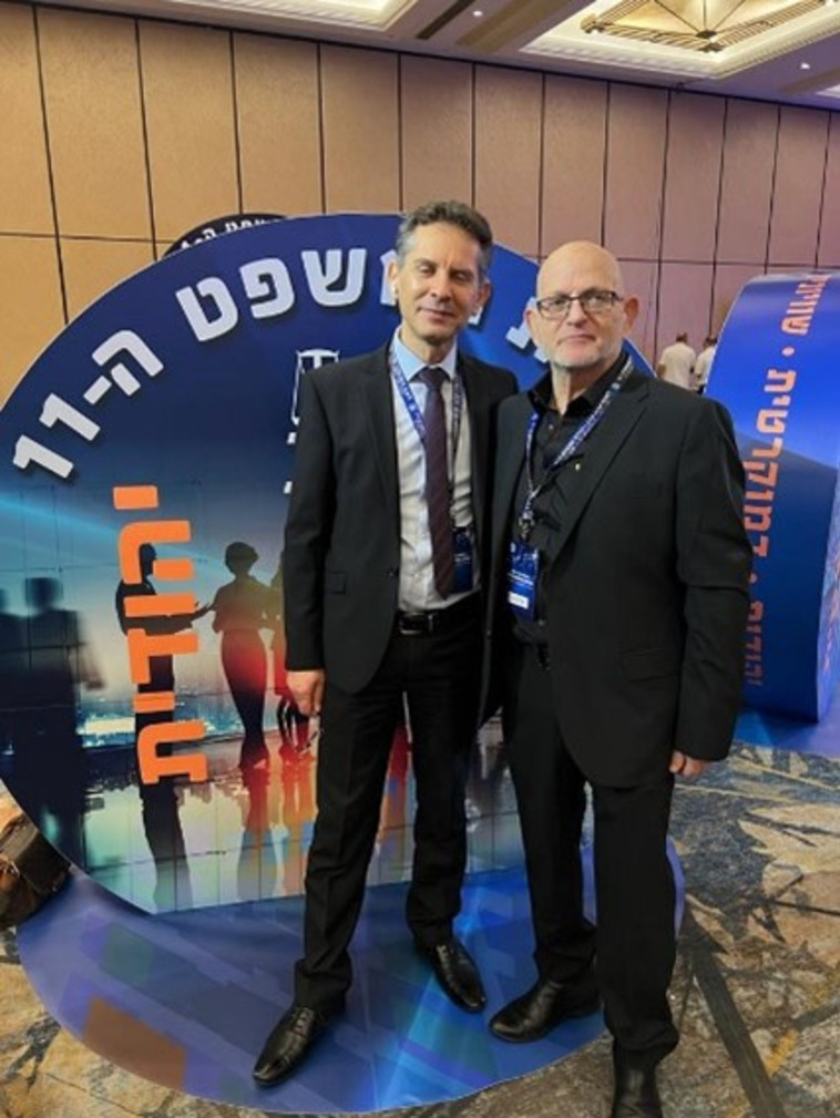 אילן כץ ומנכ״ל הלשכה אורי אלפרסי