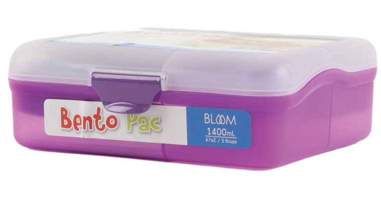 קופסת אוכל מחולקת לשלושה חלקים 