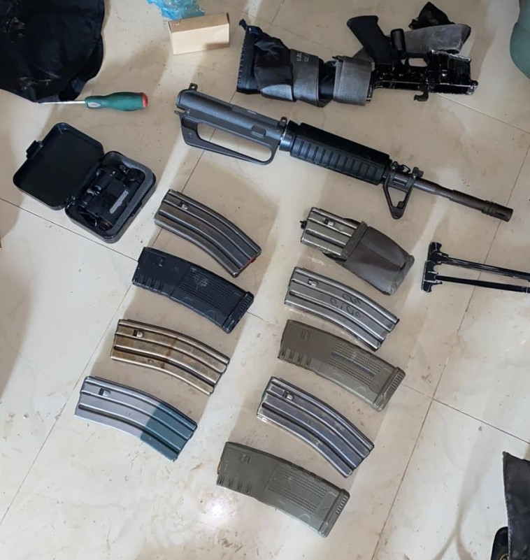 כלי הנשק שנתפסו