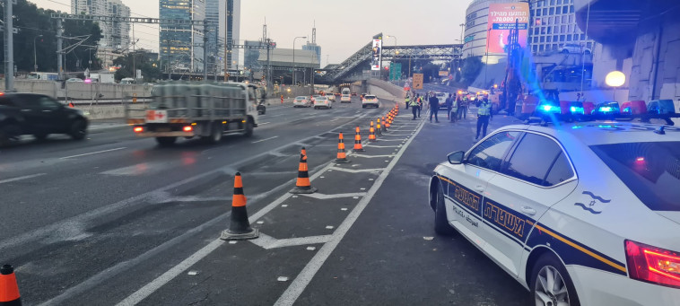 החסימות הבוקר בת''א