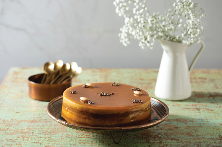 עוגת שכבות קפה ודבש של במימי 