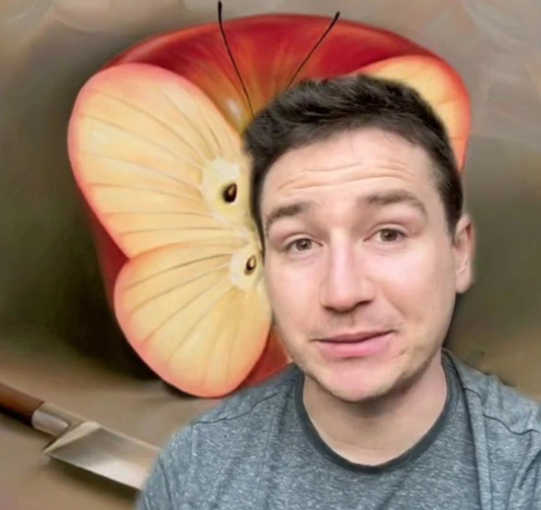 צ'ארלס מריוט, משתף אשליות אופטיות עם העוקבים שלו