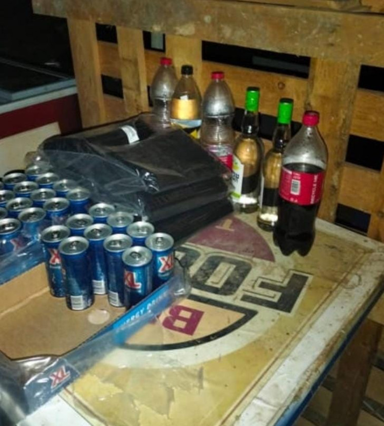 תיעוד ממסיבת הטבע הבלתי חוקית שפוזרה סמוך ליישוב מגדל