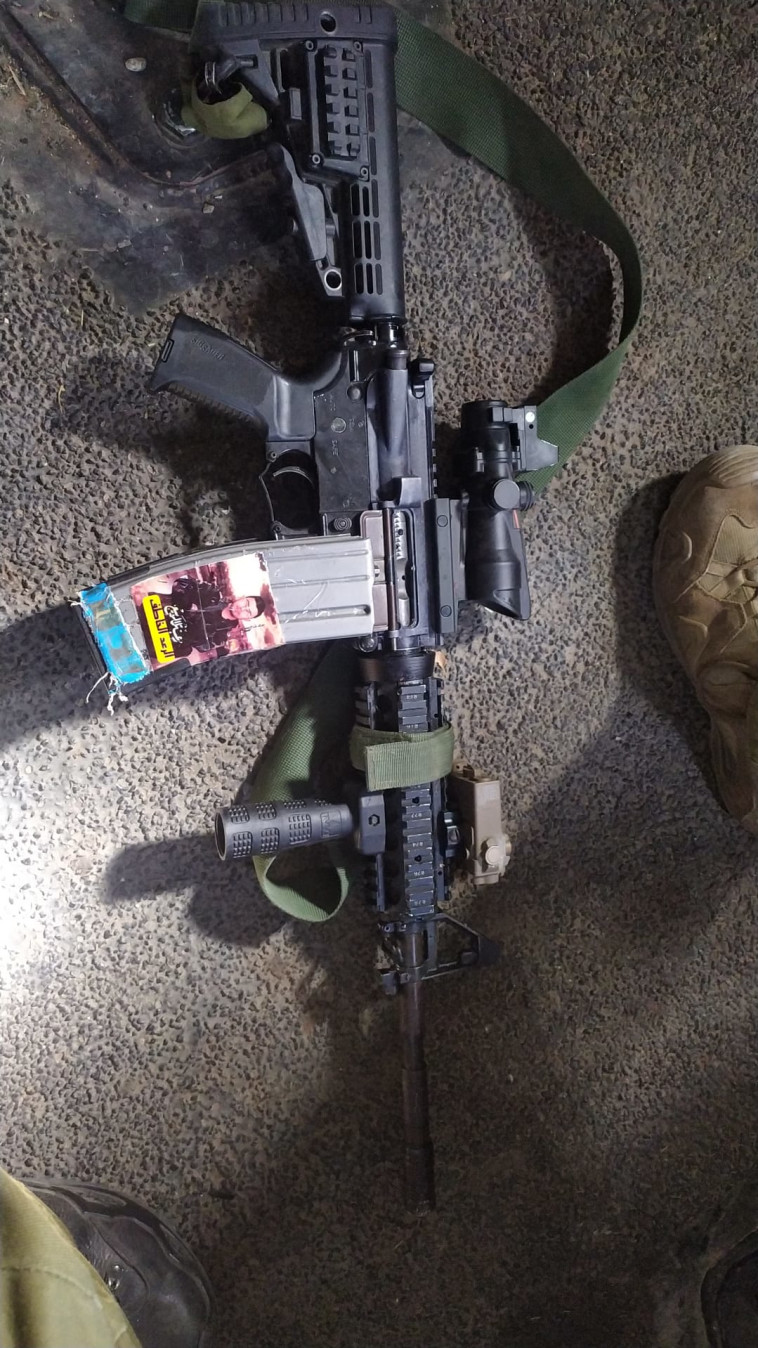 הנשק ששימש את החמושים בג'נין (צילום: דוברות המשטרה)