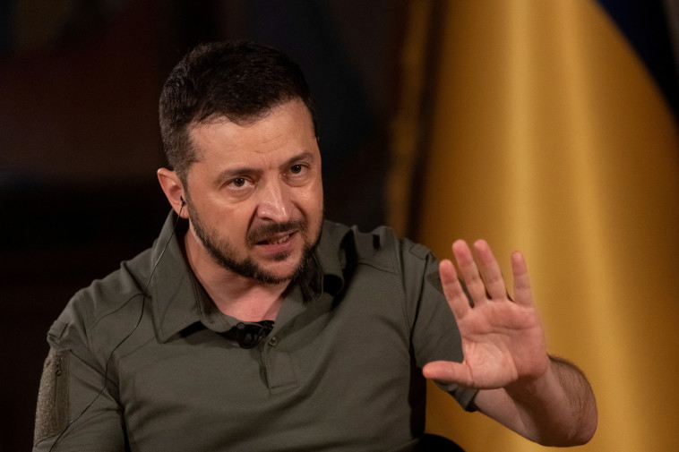 נשיא אוקראינה ולדימיר זלנסקי