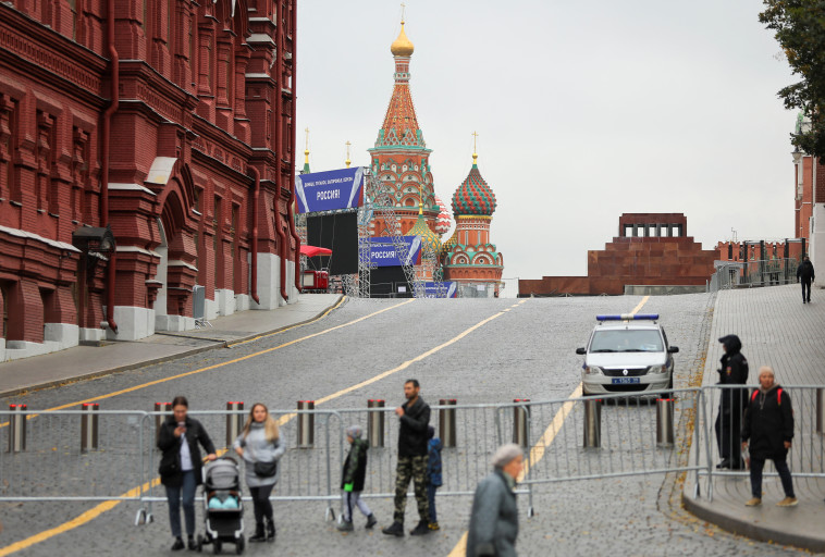 Preparations in Moscow for the announcement of the annexation of the occupied territories in Ukraine to Russia (Photo: Reuters)