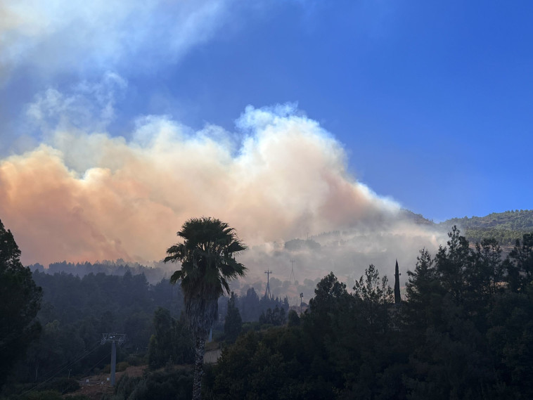 שריפת סמוך לקרית שמונה
