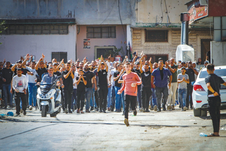 מהומות בג'נין (צילום: נאסר אישתיה, פלאש 90)