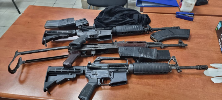 הנשקים שנתפסו בנצרת