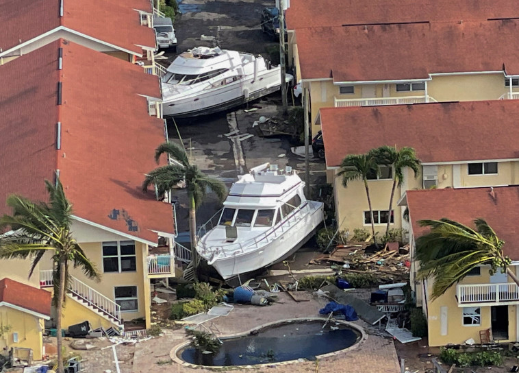ההרס שהותיר הוריקן איאן בפורט מאיירס שבפלורידה (צילום: רויטרס)