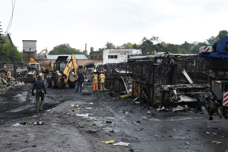 ההפצצה הרוסית על העיר דניפרו באוקראינה