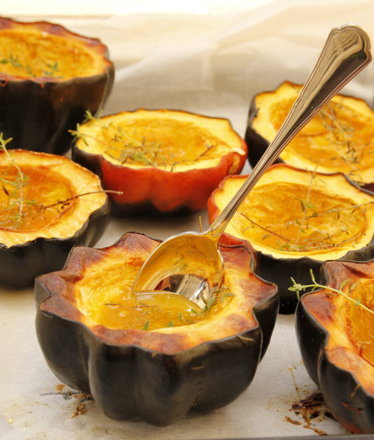 דלעת ערמונים בתימין ודבש