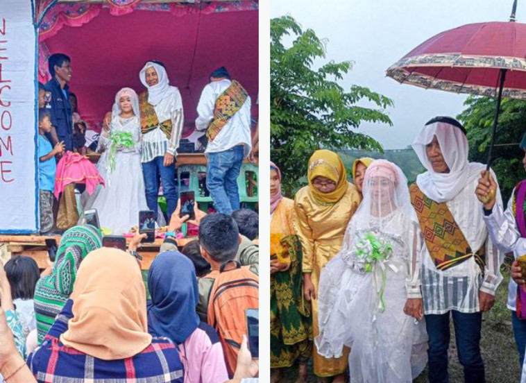 אותנו זה קצת הטריד. חתן וכלה ש-60 שנים מפרידות בניהם